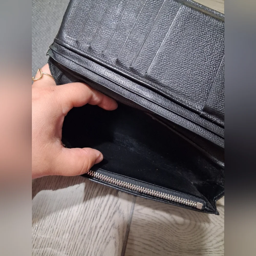 Louis Vuitton Damier Graphite Long Wallet in Black/Gray